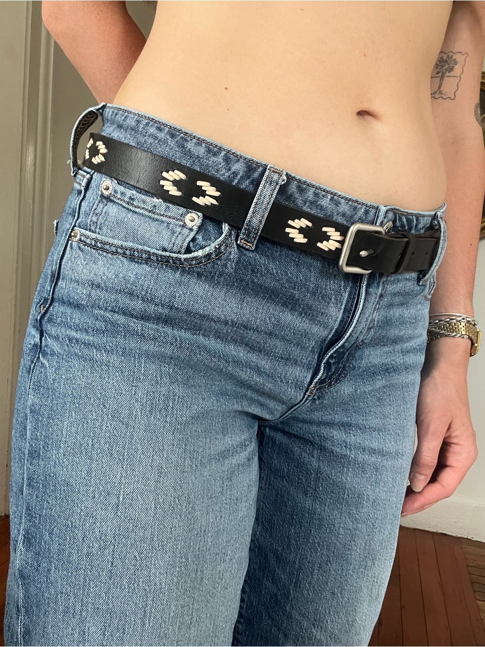 Western Embroidered Belt